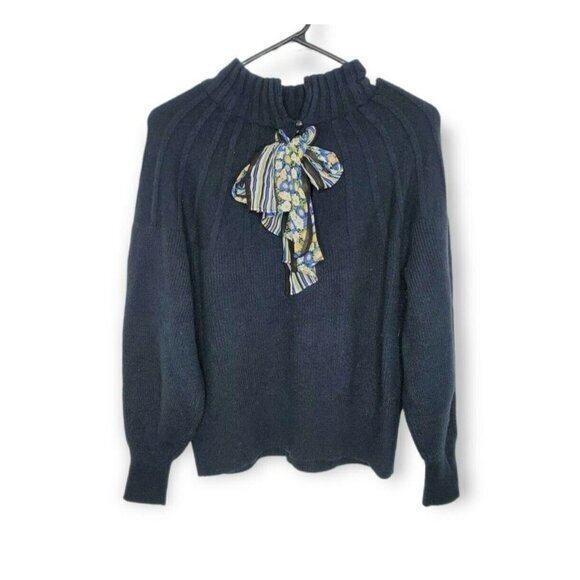 Anthropologie Liora Tie Back Sweater Wool Blend Size‎ XS - Picture 5 of 9